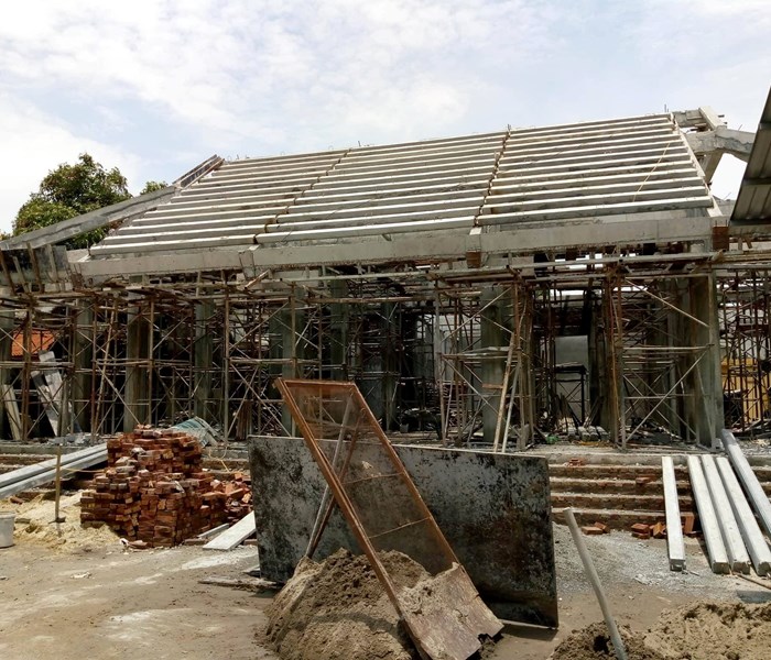 Ngôi đình cổ 300 năm bị 