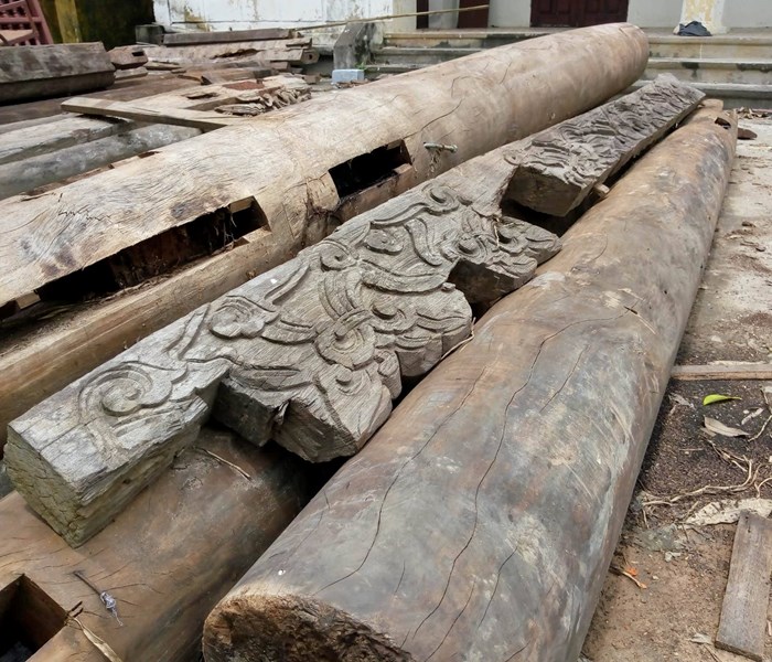 Ngôi đình cổ 300 năm bị 