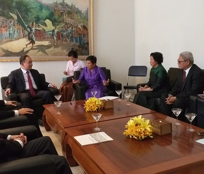 Bộ VHTTDL Việt Nam làm việc với Bộ Văn hóa và Nghệ thuật Campuchia: Văn hóa là cầu nối quan trọng của người dân hai nước - Anh 1