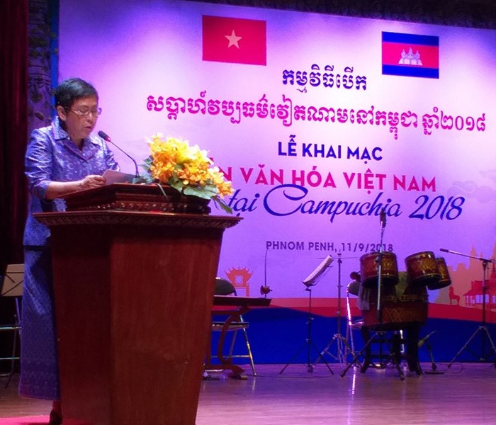 Khai mạc Tuần Văn hóa Việt Nam tại Campuchia năm 2018 - Anh 2