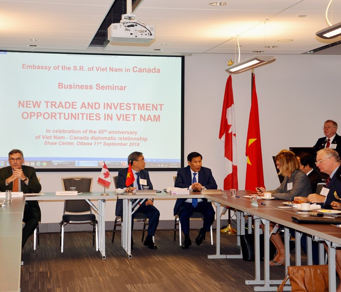 Bộ trưởng Nguyễn Ngọc Thiện tham dự Hội thảo “Cơ hội đầu tư và kinh doanh mới tại Việt Nam” tại Canada - Anh 1