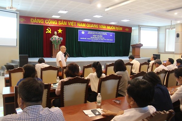 PC Khánh Hòa: Tập huấn nghiệp vụ cho 60 cán bộ công đoàn cơ sở - Anh 1