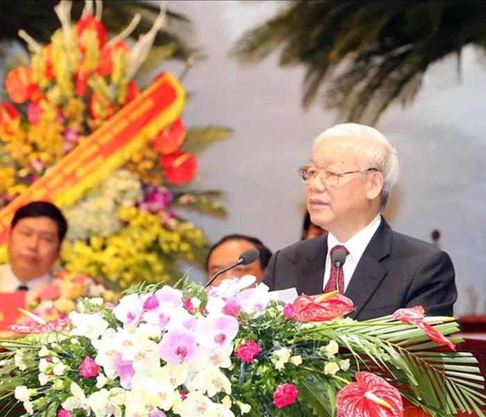 Tổng Bí thư Nguyễn Phú Trọng: Đổi mới, nâng cao chất lượng hoạt động công đoàn - Anh 1