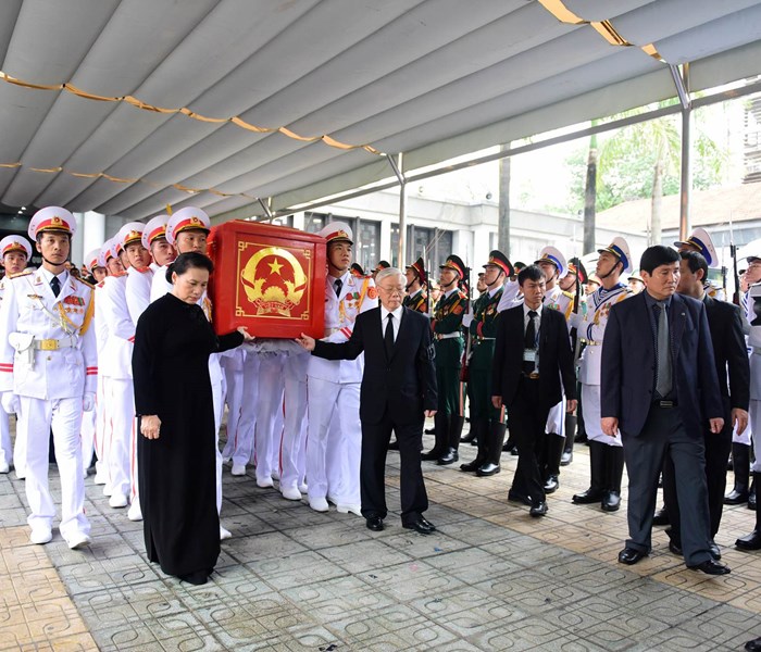 Lễ truy điệu, Lễ an táng Chủ tịch nước Trần Đại Quang - Anh 5