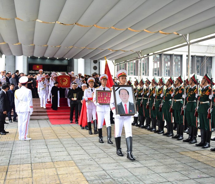 Lễ truy điệu, Lễ an táng Chủ tịch nước Trần Đại Quang - Anh 6