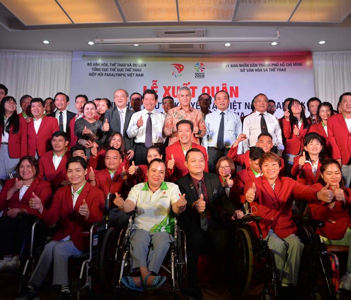 Đoàn thể thao NKT Việt Nam xuất quân dự Asian Para Games 2018 - Anh 3