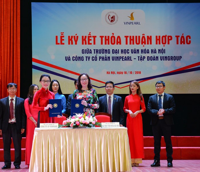 Đại học Văn hóa Hà Nội ký thỏa thuận hợp tác với Vinpearl - Anh 2