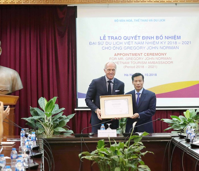 Tân Đại sứ du lịch Greg Norman muốn quảng bá du lịch Việt Nam ra thế giới - Anh 2