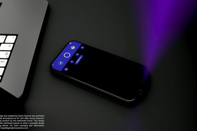 Choáng với concept iPhone tích hợp máy chiếu, iFan phấn khích tột độ - Anh 1