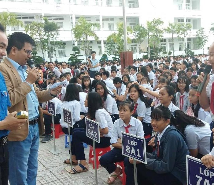 Kiên Giang tuyên truyền phòng, chống HIV/AIDS cho học sinh - Anh 1
