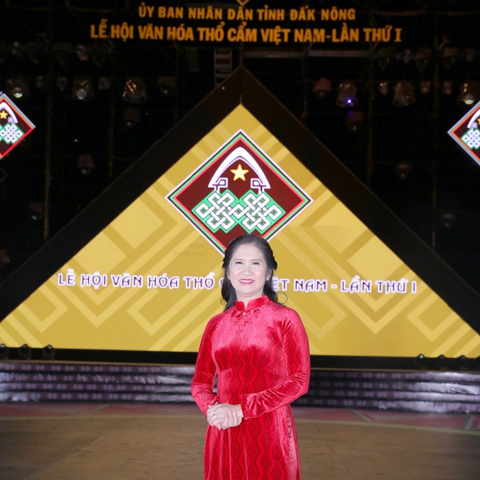 Bộ sưu tập áo dài độc đáo  tại Lễ hội văn hoá thổ cẩm Việt Nam - Anh 2
