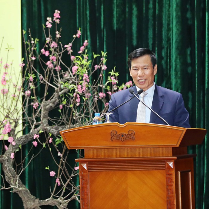 Bộ trưởng Nguyễn Ngọc Thiện gặp mặt và chúc Tết Nguyên đán Kỷ Hợi 2019 - Anh 1