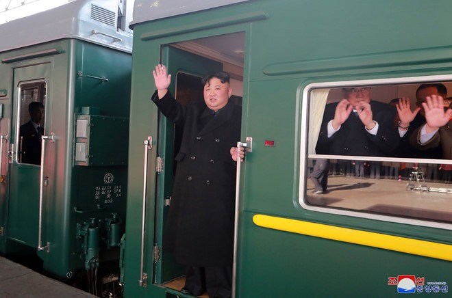 Chủ tịch Kim Jong-un tới Việt Nam họp thượng đỉnh Mỹ-Triều bằng tàu bọc thép - Anh 1
