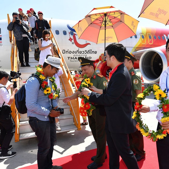 Vietjet rộn ràng đón chuyến bay khai trương Đà Nẵng - Bangkok - Anh 3