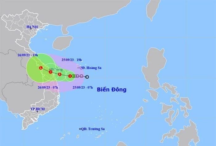 Quảng Nam: Cấm biển từ sáng 25.9 ứng phó với áp thấp nhiệt đới - Anh 1