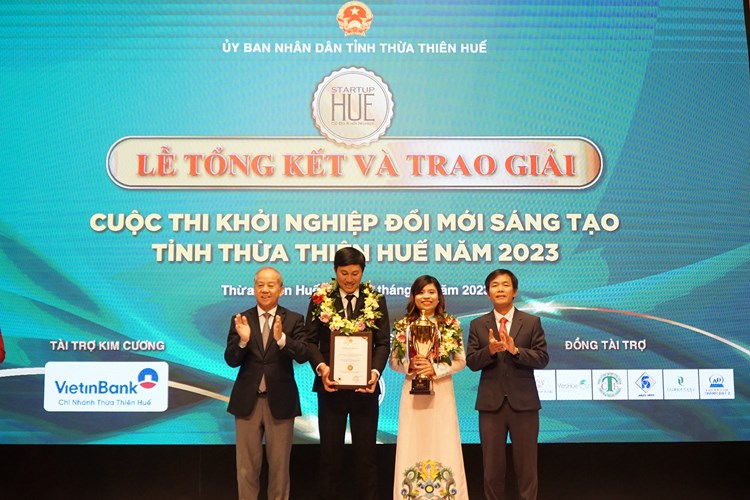 Thừa Thiên Huế: 12 ý tưởng, dự án xuất sắc được trao giải Khởi nghiệp đổi mới sáng tạo năm 2023 - Anh 1