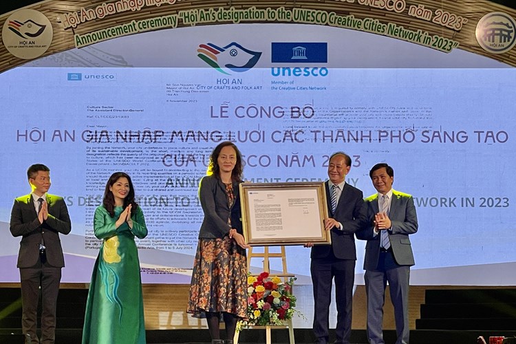 Hội An: Công bố gia nhập Mạng lưới các thành phố sáng tạo UNESCO - Anh 1