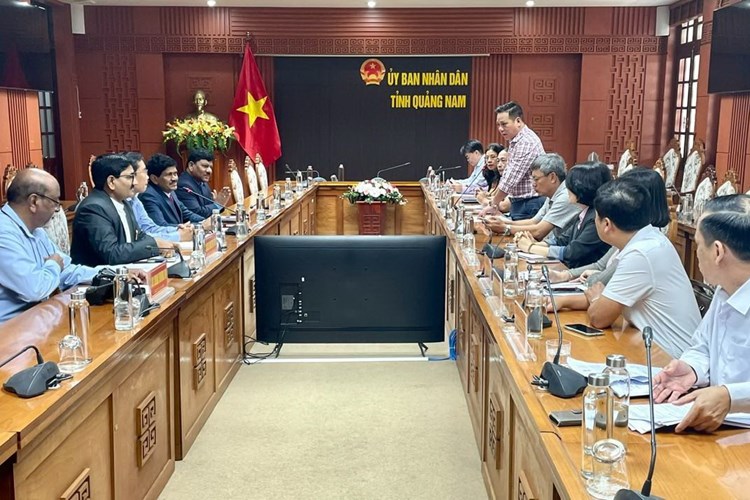 Chuyên gia Ấn Độ làm việc về công tác bảo tồn tháp Chăm ở Quảng Nam - Anh 1