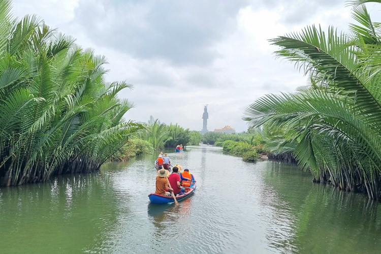 Du Xuân khám phá rừng dừa nước Tịnh Khê - Anh 4
