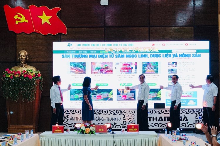 Quảng Nam: Khai trương sàn thương mại điện tử sâm Ngọc Linh - Anh 1