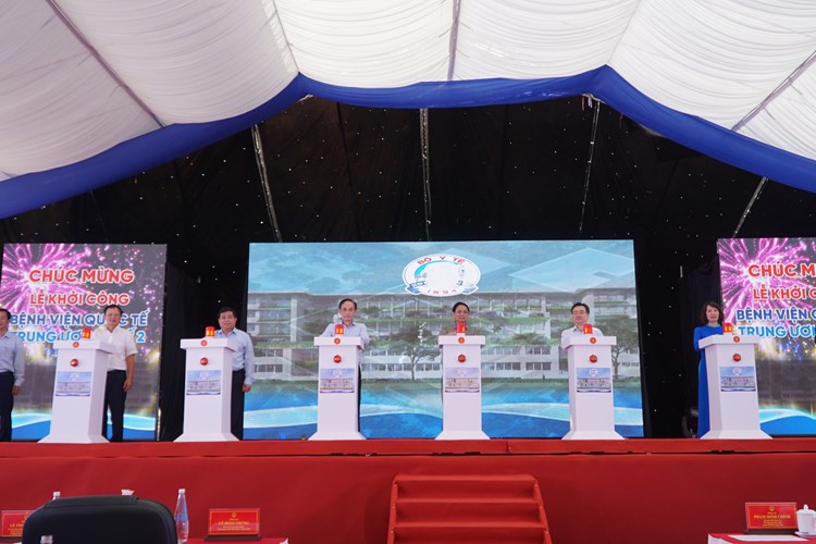 Thủ tướng Phạm Minh Chính dự khởi công Bệnh viện Quốc tế Trung ương Huế 2 - Anh 1