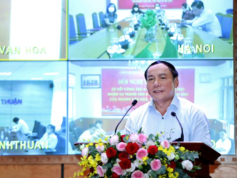 Bộ trưởng Nguyễn Văn Hùng: Hãy nhóm lên ngọn lửa hồng từ trái tim những người làm Văn hoá - Anh 1