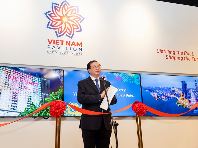 Khai trương Nhà triển lãm Việt Nam tại EXPO 2020 Dubai: Đưa màu sắc Việt Nam hòa cùng gam màu rực rỡ của thế giới - Anh 3