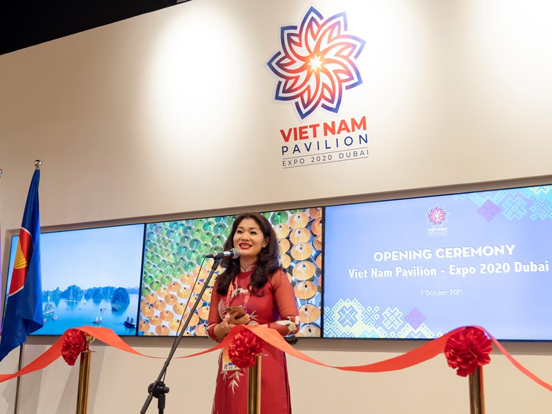 Khai trương Nhà triển lãm Việt Nam tại EXPO 2020 Dubai: Đưa màu sắc Việt Nam hòa cùng gam màu rực rỡ của thế giới - Anh 4