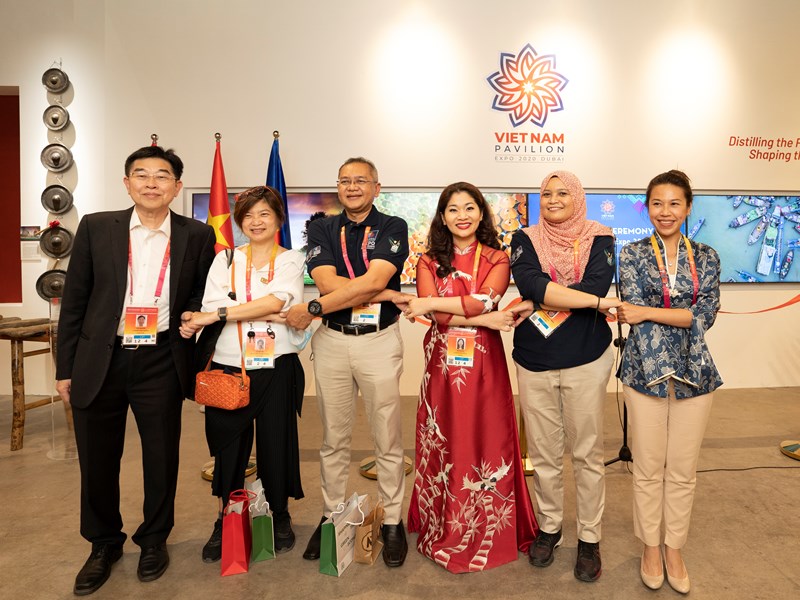 Khai trương Nhà triển lãm Việt Nam tại EXPO 2020 Dubai: Đưa màu sắc Việt Nam hòa cùng gam màu rực rỡ của thế giới - Anh 9