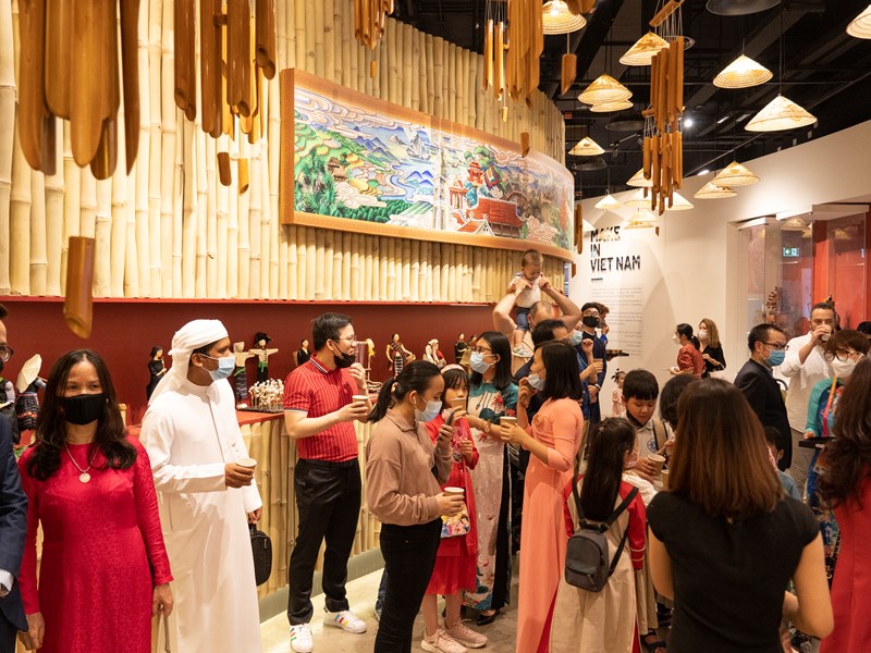 Khai trương Nhà triển lãm Việt Nam tại EXPO 2020 Dubai: Đưa màu sắc Việt Nam hòa cùng gam màu rực rỡ của thế giới - Anh 6