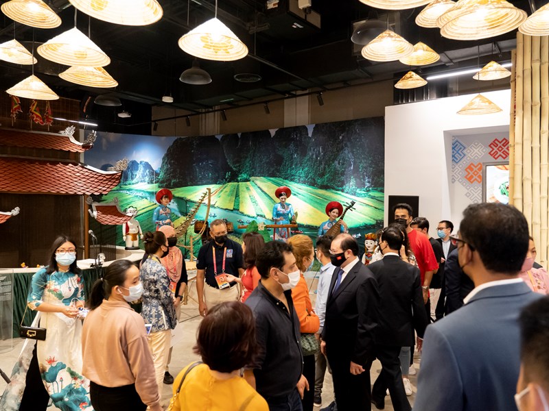 Khai trương Nhà triển lãm Việt Nam tại EXPO 2020 Dubai: Đưa màu sắc Việt Nam hòa cùng gam màu rực rỡ của thế giới - Anh 8