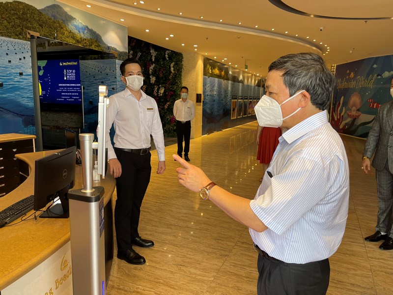 Bộ VHTTDL kiểm tra công tác chuẩn bị đón khách quốc tế tới Phú Quốc - Anh 4