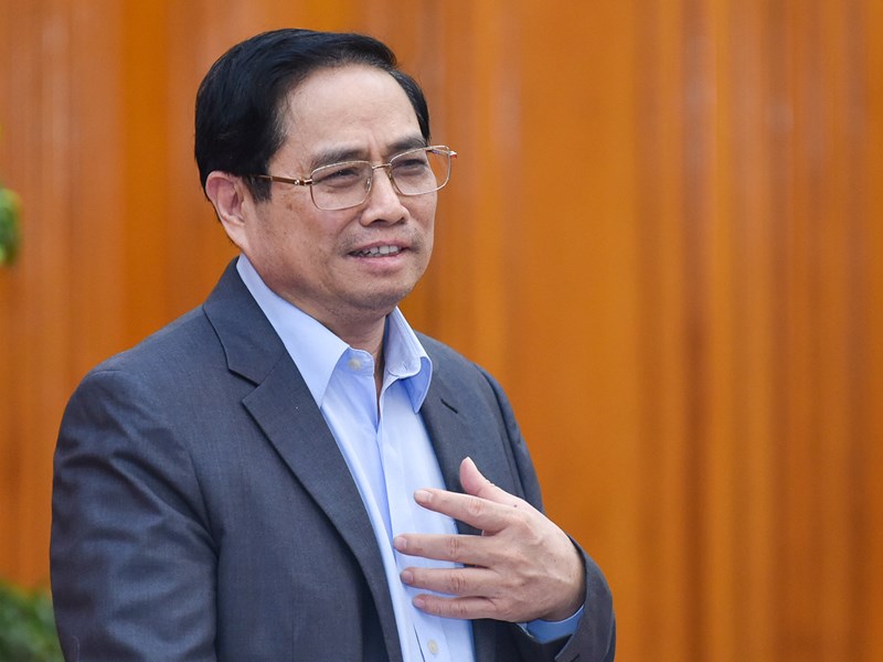 Thủ tướng Phạm Minh Chính làm việc với lãnh đạo Liên hiệp các Hội Văn học nghệ thuật Việt Nam - Anh 5