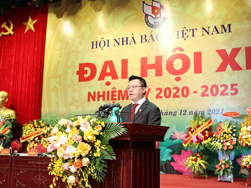 Ông Lê Quốc Minh tái đắc cử Chủ tịch Hội Nhà báo Việt Nam - Anh 3
