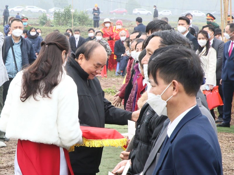 Chủ tịch nước Nguyễn Xuân Phúc dự Lễ hội Tịch điền - Anh 14
