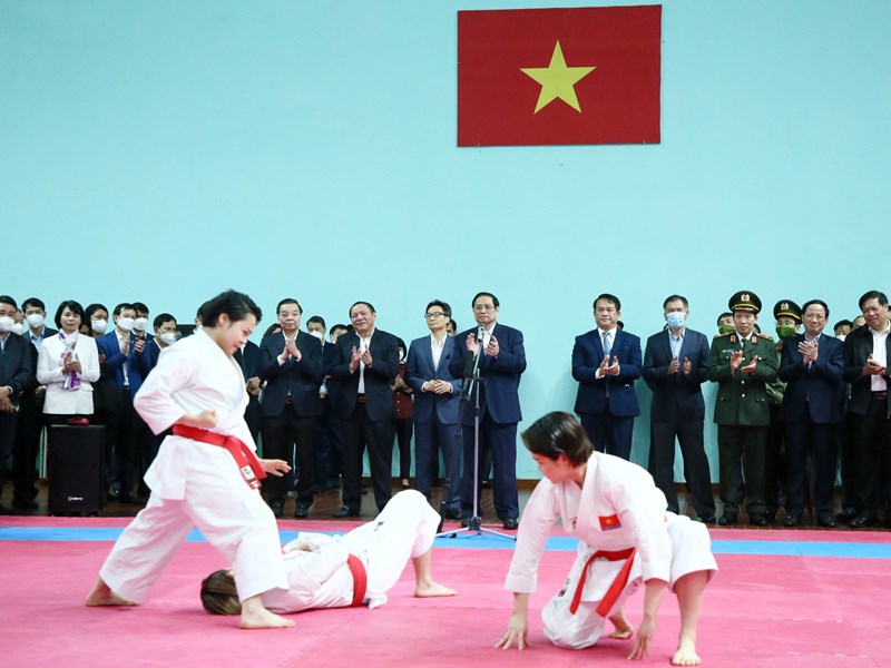 Thủ tướng động viên Đoàn thể thao Việt Nam và kiểm tra công tác chuẩn bị SEA Games 31: Thi đấu hết mình là thành tích lớn nhất - Anh 9