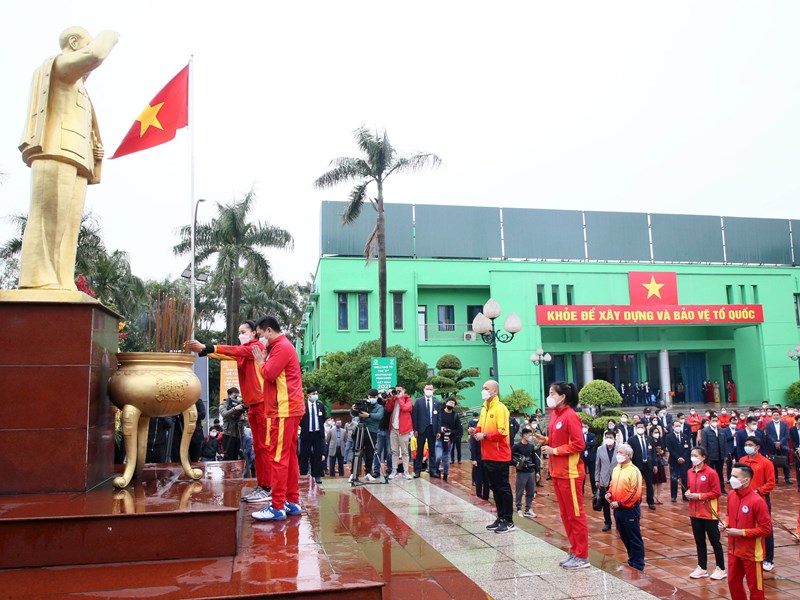 Thủ tướng động viên Đoàn thể thao Việt Nam và kiểm tra công tác chuẩn bị SEA Games 31: Thi đấu hết mình là thành tích lớn nhất - Anh 7