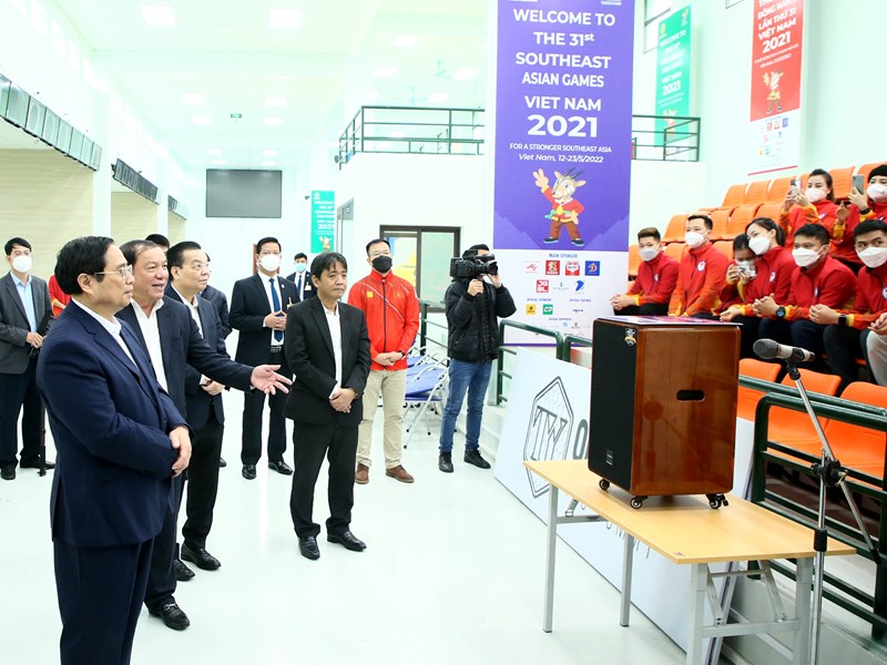 Thủ tướng động viên Đoàn thể thao Việt Nam và kiểm tra công tác chuẩn bị SEA Games 31: Thi đấu hết mình là thành tích lớn nhất - Anh 11