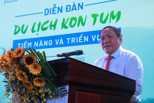 Bộ trưởng Nguyễn Văn Hùng: Các doanh nghiệp du lịch hãy đến với Kon Tum để viết nên thành công của chính mình - Anh 1