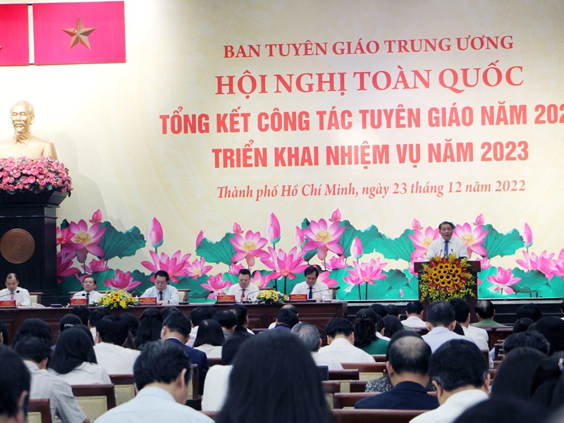 Tại Hội nghị toàn quốc Tổng kết công tác Tuyên giáo, Bộ trưởng Nguyễn Văn Hùng đề xuất nhiều nội dung quan trọng - Anh 5