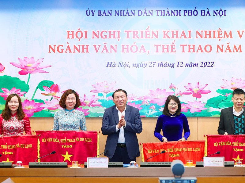 Bộ trưởng Nguyễn Văn Hùng: Ngành Văn hóa và Thể thao Hà Nội có 5 điểm sáng - Anh 3