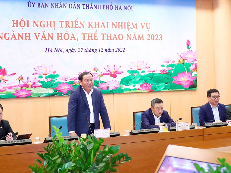 Bộ trưởng Nguyễn Văn Hùng: Ngành Văn hóa và Thể thao Hà Nội có 5 điểm sáng - Anh 2