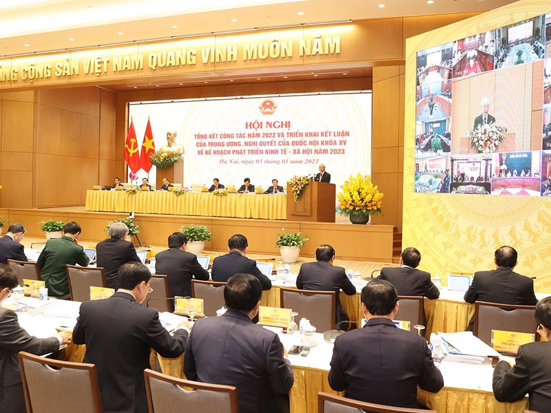Toàn văn phát biểu của Tổng Bí thư Nguyễn Phú Trọng tại Hội nghị trực tuyến cuối năm của Chính phủ với lãnh đạo các tỉnh, thành phố trực thuộc Trung ương - Anh 3