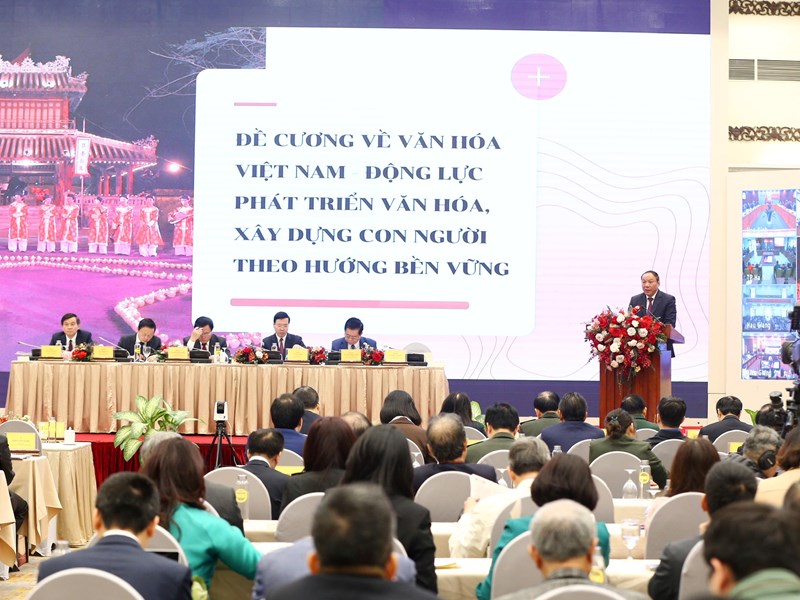 Bộ trưởng Nguyễn Văn Hùng: Tiếp tục tạo ra được sự bứt phá mạnh mẽ trong phát triển văn hóa, xây dựng toàn diện con người Việt Nam - Anh 4