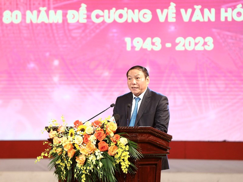 Bộ trưởng Nguyễn Văn Hùng: Văn hoá đang từng bước thực sự trở thành nền tảng tinh thần vững chắc của xã hội - Anh 2