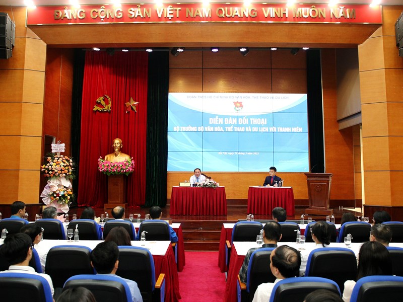 Bộ trưởng Nguyễn Văn Hùng: Tuổi trẻ Bộ VHTTDL phải tràn đầy nhiệt huyết, sẵn sàng lăn xả, cống hiến, phụng sự Tổ quốc và nhân dân - Anh 5