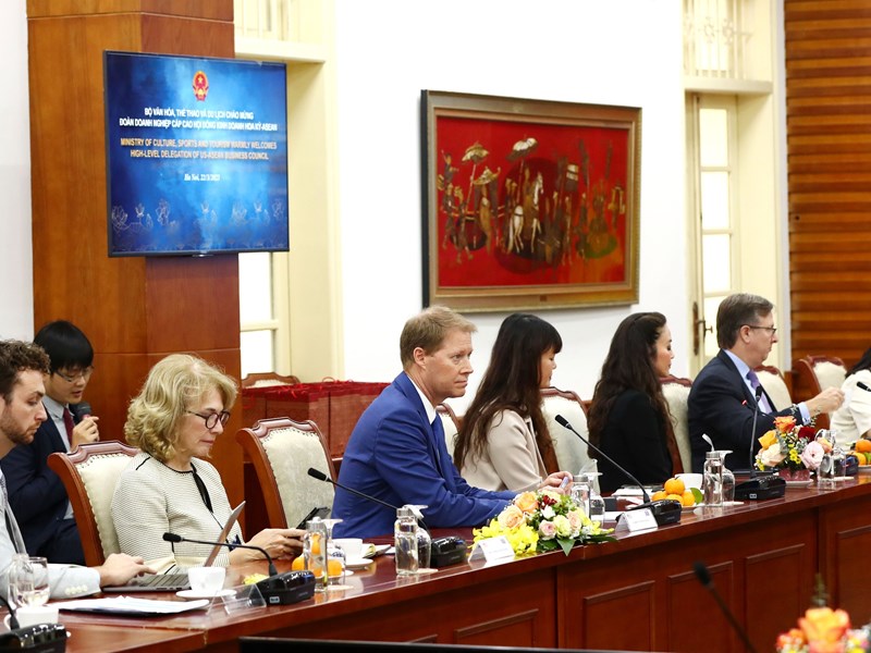 Việt Nam và Hội đồng Kinh doanh Hoa Kỳ - ASEAN: Tăng cường quan hệ hợp tác VHTTDL - Anh 3