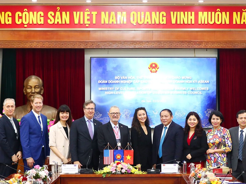 Việt Nam và Hội đồng Kinh doanh Hoa Kỳ - ASEAN: Tăng cường quan hệ hợp tác VHTTDL - Anh 8