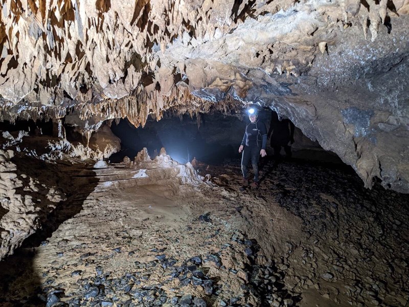 Phát hiện thêm hệ thống hang động nguyên sơ với thạch nhũ độc đáo ở Quảng Bình - Anh 3