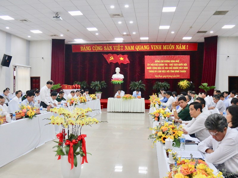 Chủ tịch Quốc hội: Bình Thuận phải chú trọng gìn giữ phát triển văn hoá, gắn văn hoá với du lịch - Anh 1